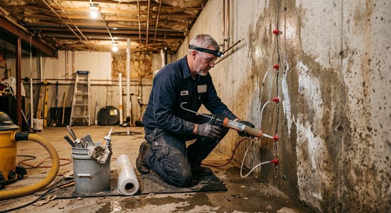 Basement Foundation Sealing in Grand Rapids, MI