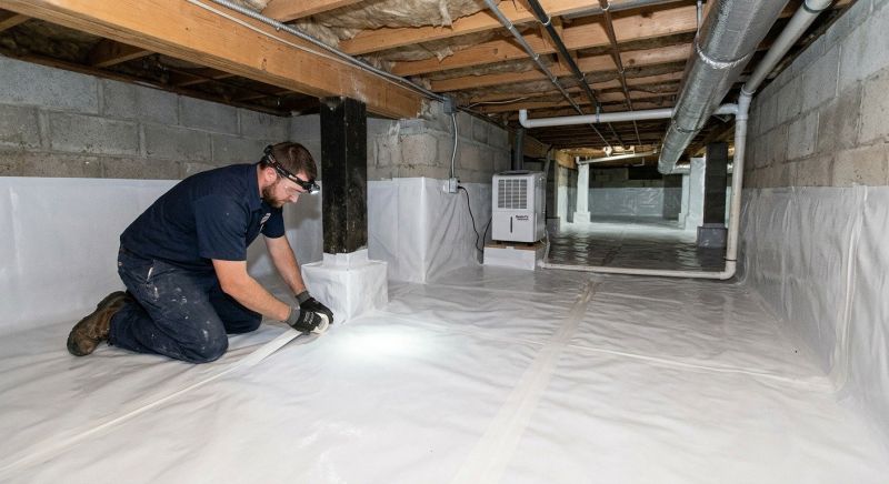 Crawlspace Waterproofing in Fredericksburg, VA